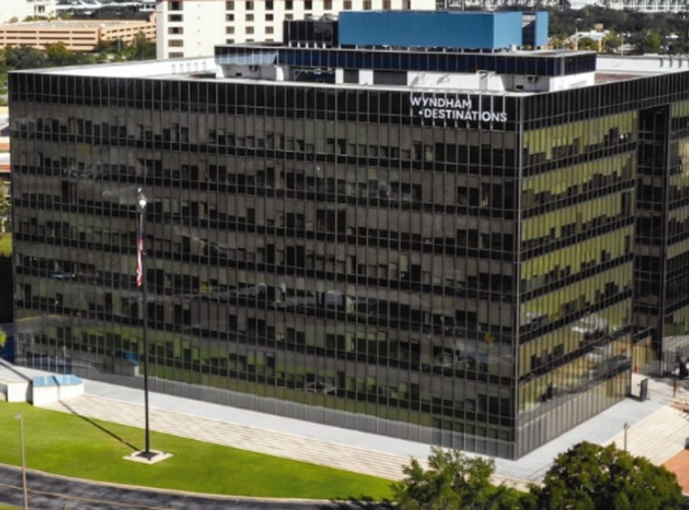Aerial view of Wyndham Destinations corporate headquarters in Orlando, Florida